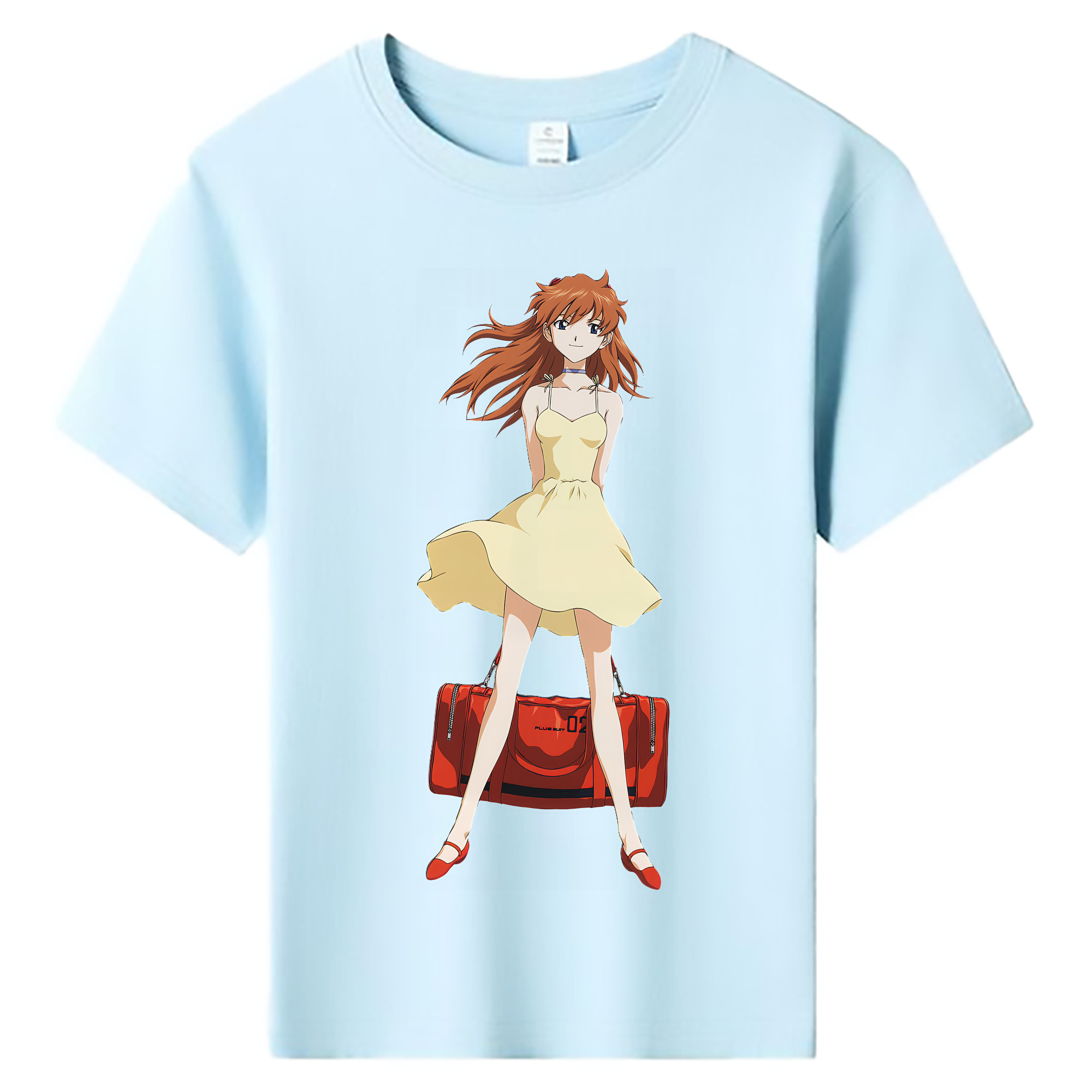 （画像用） EVA 新世紀エヴァンゲリオン 綿100％キッズTシャツ（フロントプリント）
